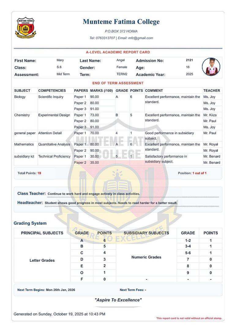 IEP Team Scorecard